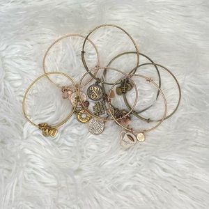 Bundle of 7 Alex And Ani bracelets